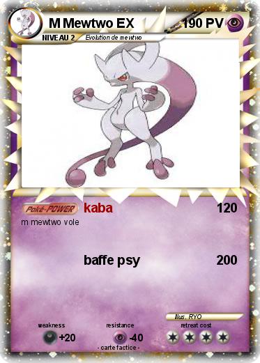 Pokemon M Mewtwo EX