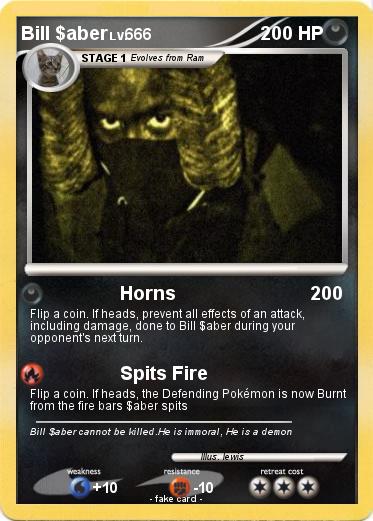 Pokemon Bill $aber