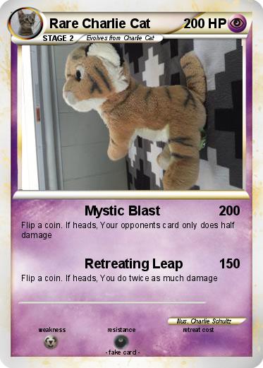 Pokemon Rare Charlie Cat