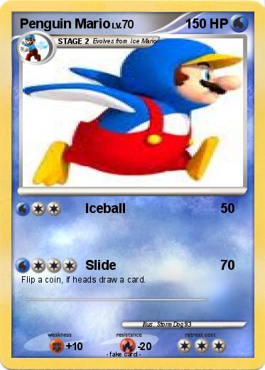 Pokemon Penguin Mario