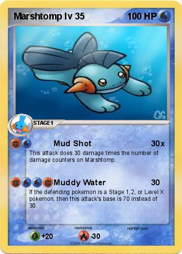 Pokemon Marshtomp lv 35