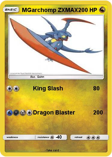 Pokemon MGarchomp ZXMAX