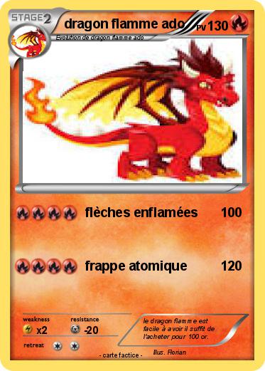 Pokemon dragon flamme ado