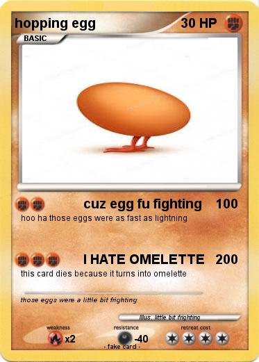 Pokemon hopping egg