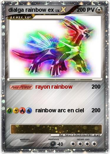 Pokemon dialga rainbow ex