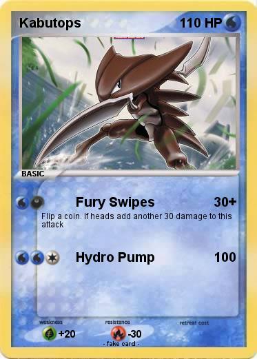 Pokemon Kabutops