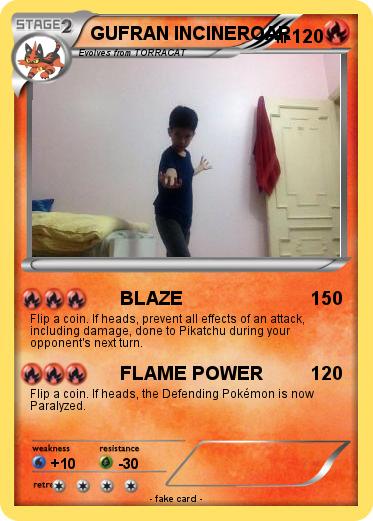 Pokemon GUFRAN INCINEROAR