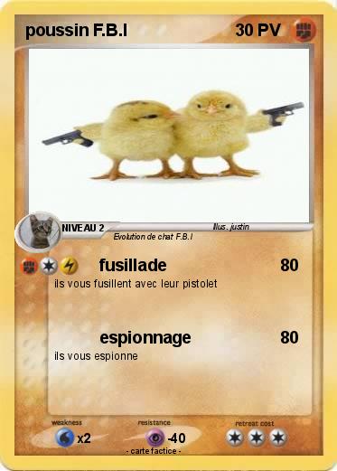 Pokemon poussin F.B.I