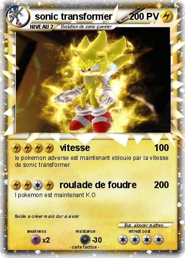 Pokemon sonic transformer
