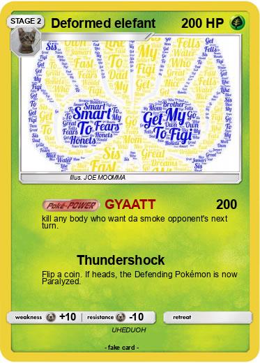 Pokemon Deformed elefant