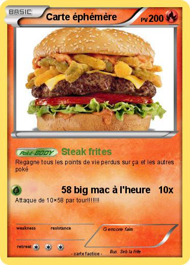 Pokemon Carte éphémère