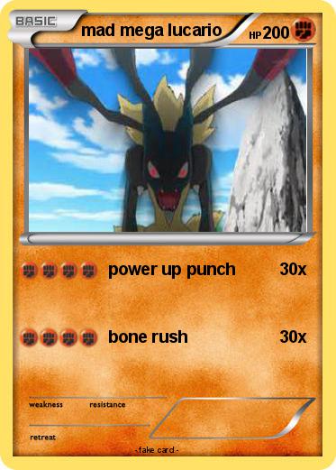 Pokemon mad mega lucario