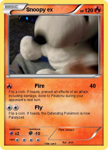 Pokemon Snoopy ex