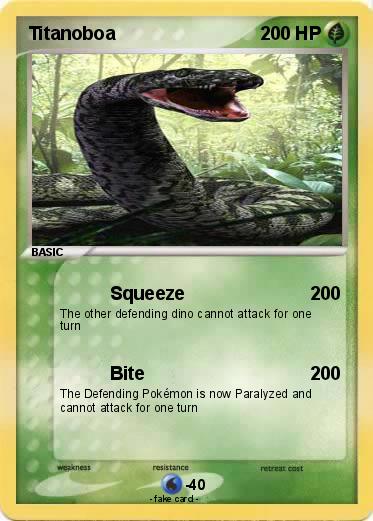 Pokemon Titanoboa