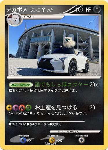 Pokemon デカポメ にこ♀