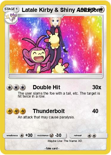 Pokemon Latale Kirby & Shiny Ambipom