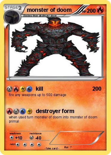 Pokemon monster of doom