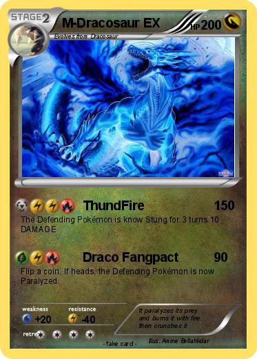 Pokemon M-Dracosaur EX