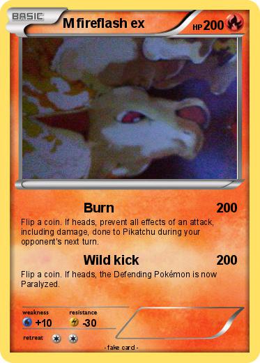 Pokemon M fireflash ex