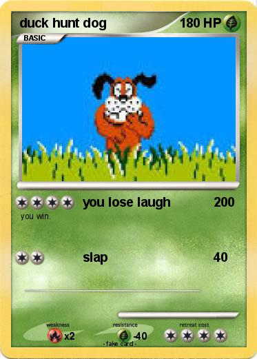 Pokemon duck hunt dog