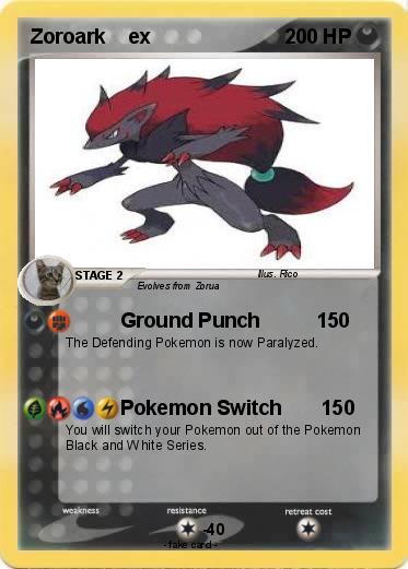Pokemon Zoroark    ex