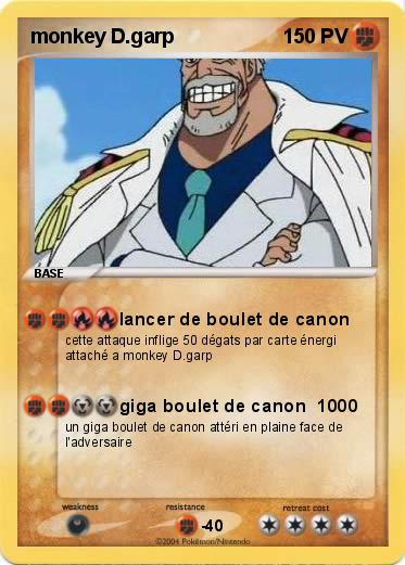 Pokemon monkey D.garp