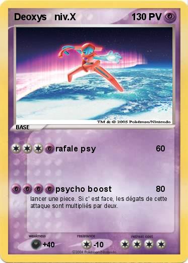 Pokemon Deoxys   niv.X