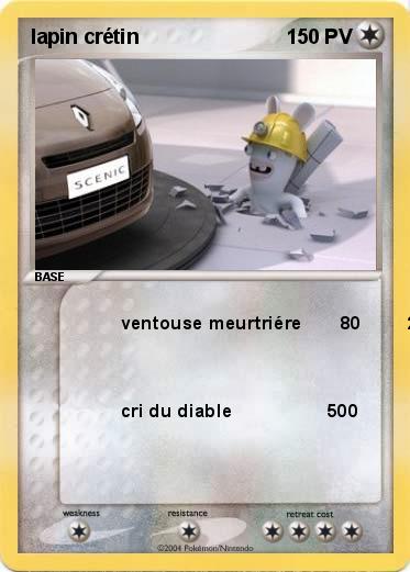 Pokemon lapin crétin