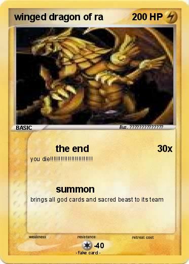 Pokemon winged dragon of ra