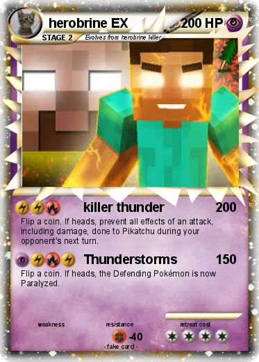 Pokemon herobrine EX