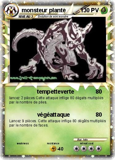Pokemon monsteur plante