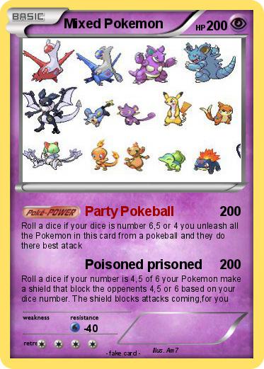 Pokemon Mixed Pokemon