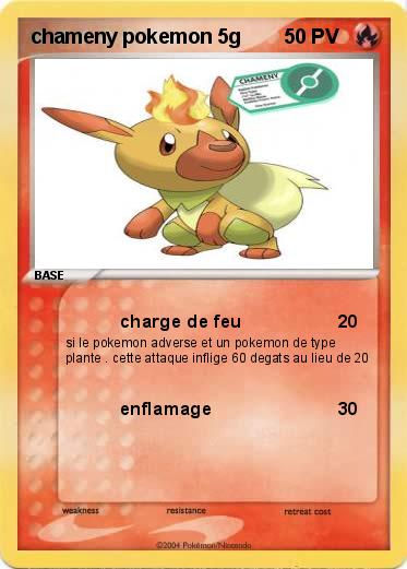 Pokemon chameny pokemon 5g