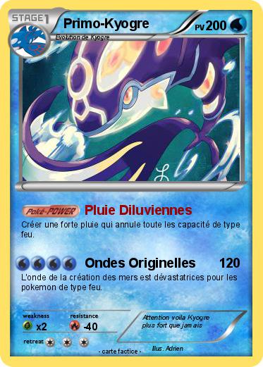Pokemon Primo-Kyogre