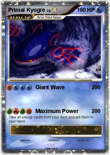 Pokemon Primal Kyogre