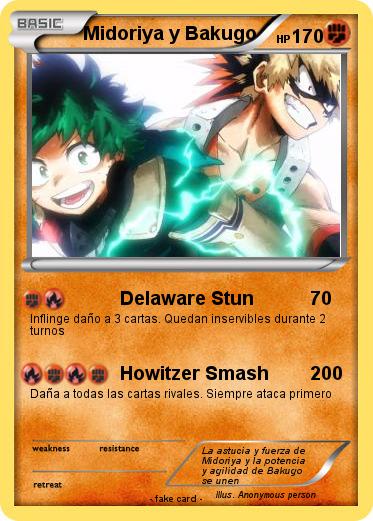 Pokemon Midoriya y Bakugo