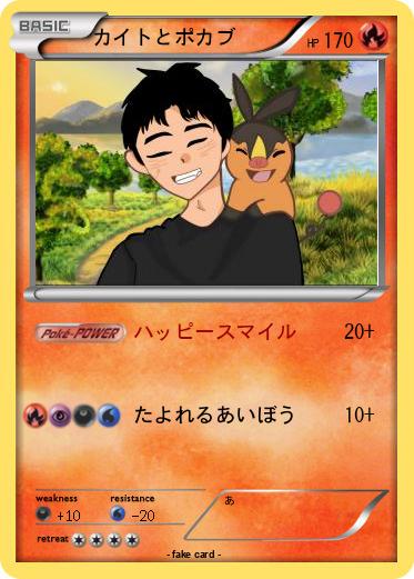 Pokemon カイトとポカブ