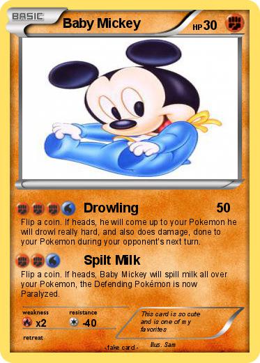 Pokemon Baby Mickey