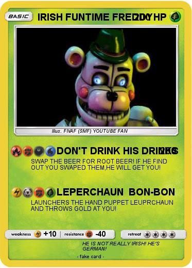 Pokemon IRISH FUNTIME FREDDY