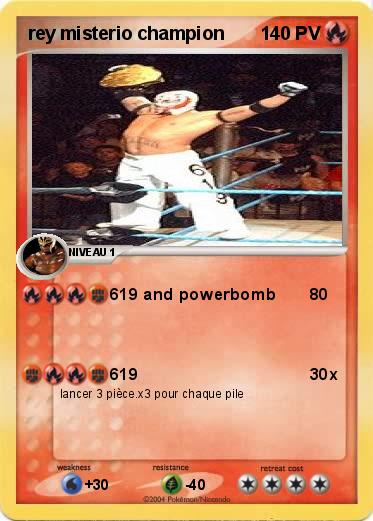 Pokémon rey misterio champion 6 6 - 619 and powerbomb - Ma carte Pokémon
