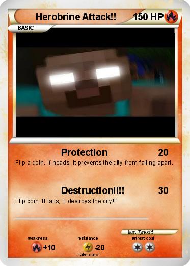 Pokemon Herobrine Attack!!
