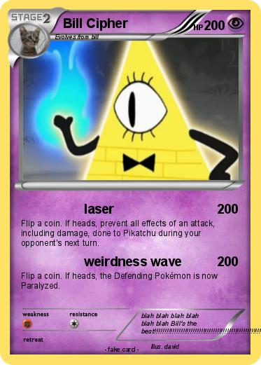 Pokemon Bill Cipher