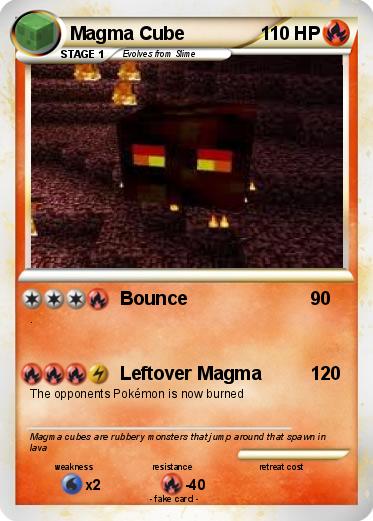Pokemon Magma Cube