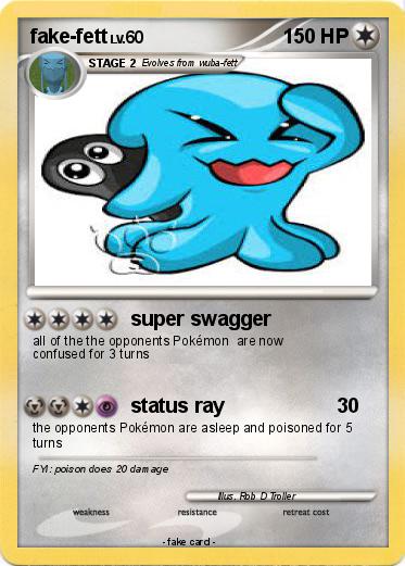 Pokemon fake-fett