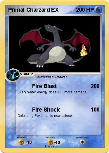 Pokemon Primal Charzard EX