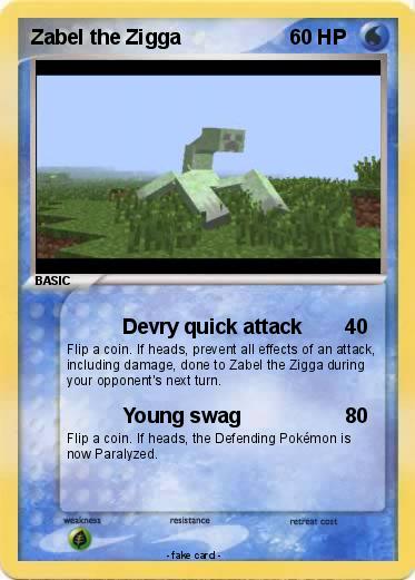 Pokemon Zabel the Zigga
