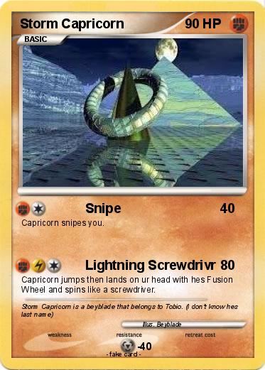 Pokemon Storm Capricorn
