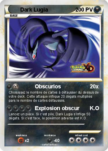 Pokemon Dark Lugia