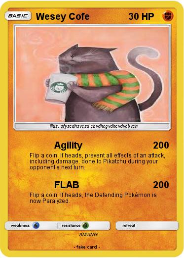 Pokemon Wesey Cofe