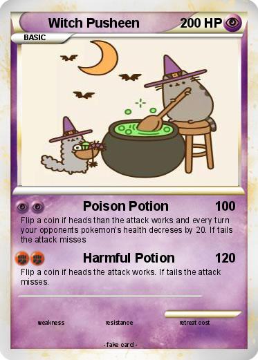 Pokemon Witch Pusheen
